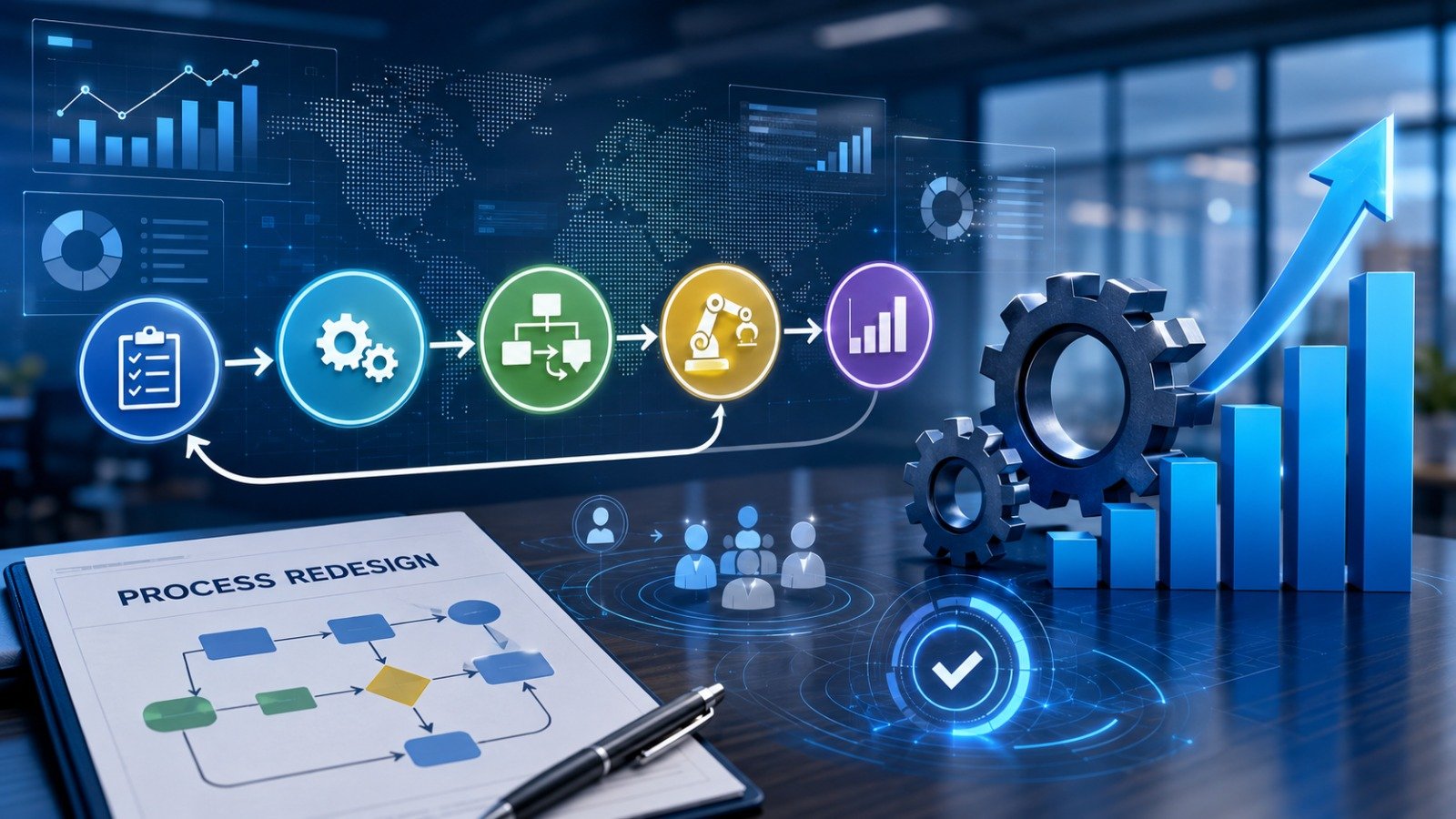 Process & Operations Redesign advisory visual
